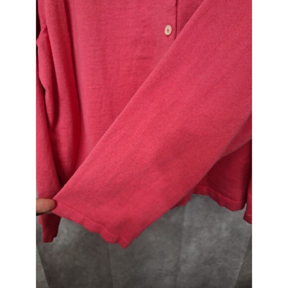J. Jill Cardigan Plus Size 3x Bamboo Cotton Long Sleeve Button Up Casual Mature - Picture 9 of 11